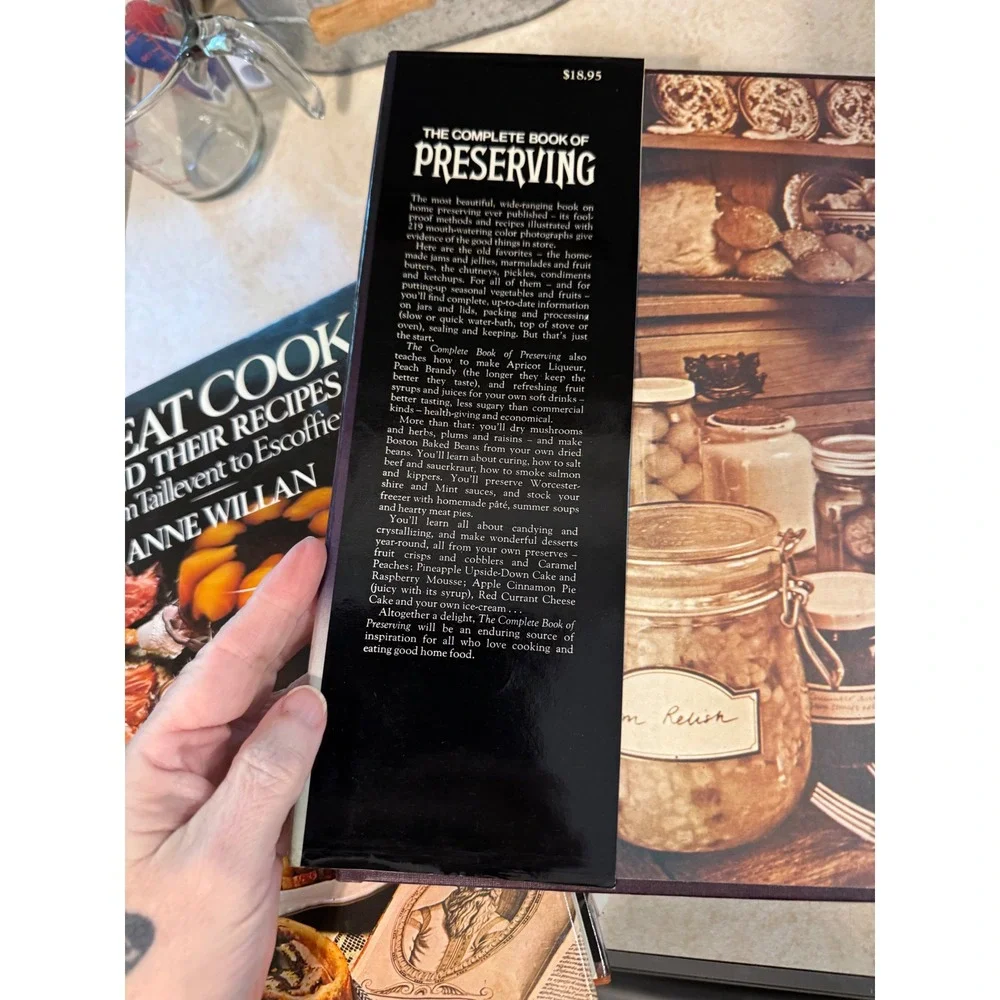 The Complete Book of Preserving Marye Cameron-Smith 1976 Hardcover 1st Printing